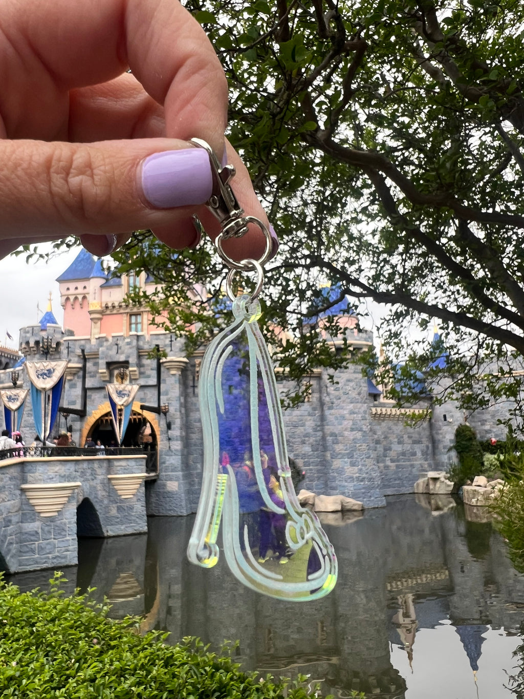 Glass Slipper Keychain
