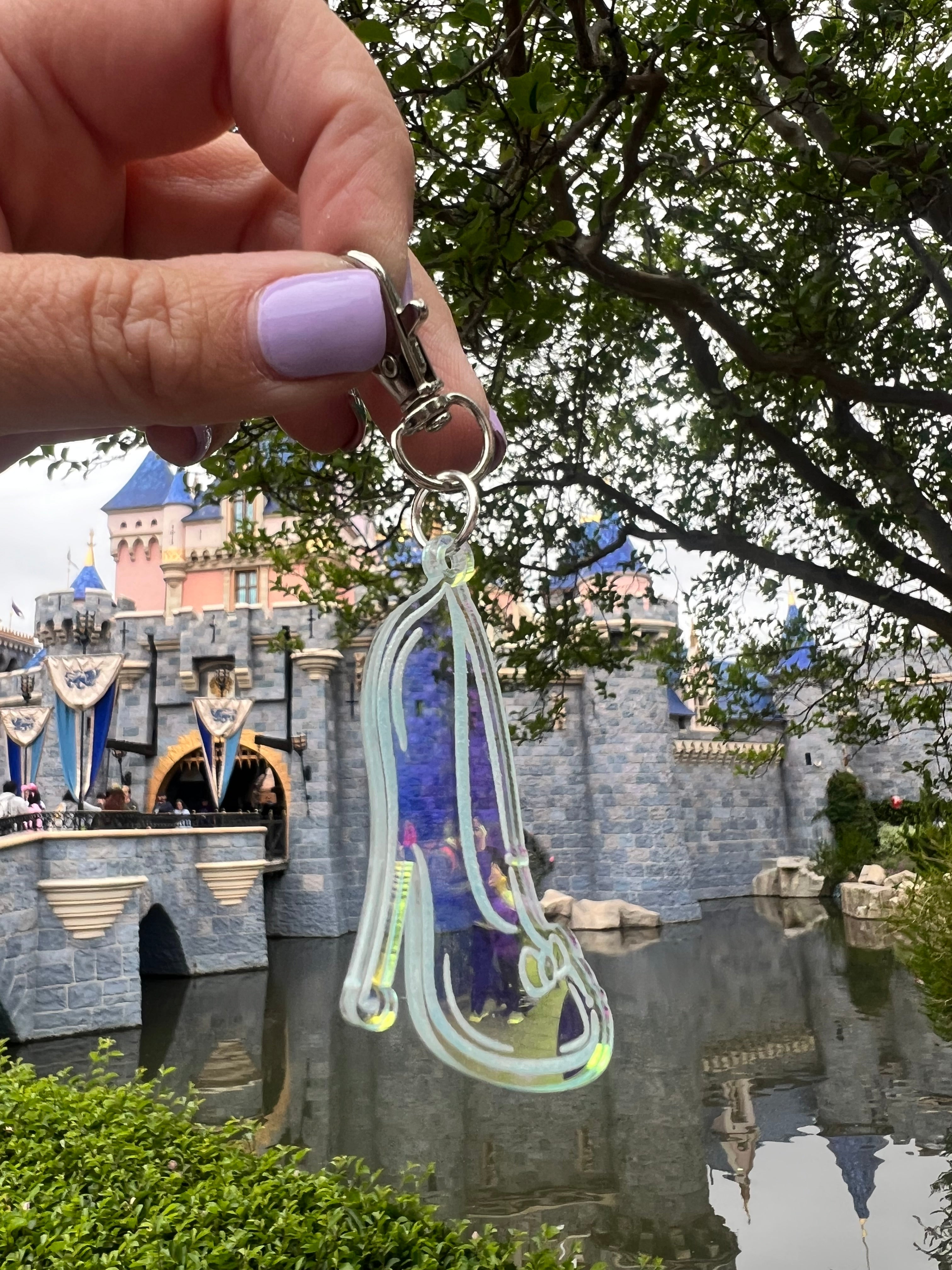 Glass Slipper Keychain