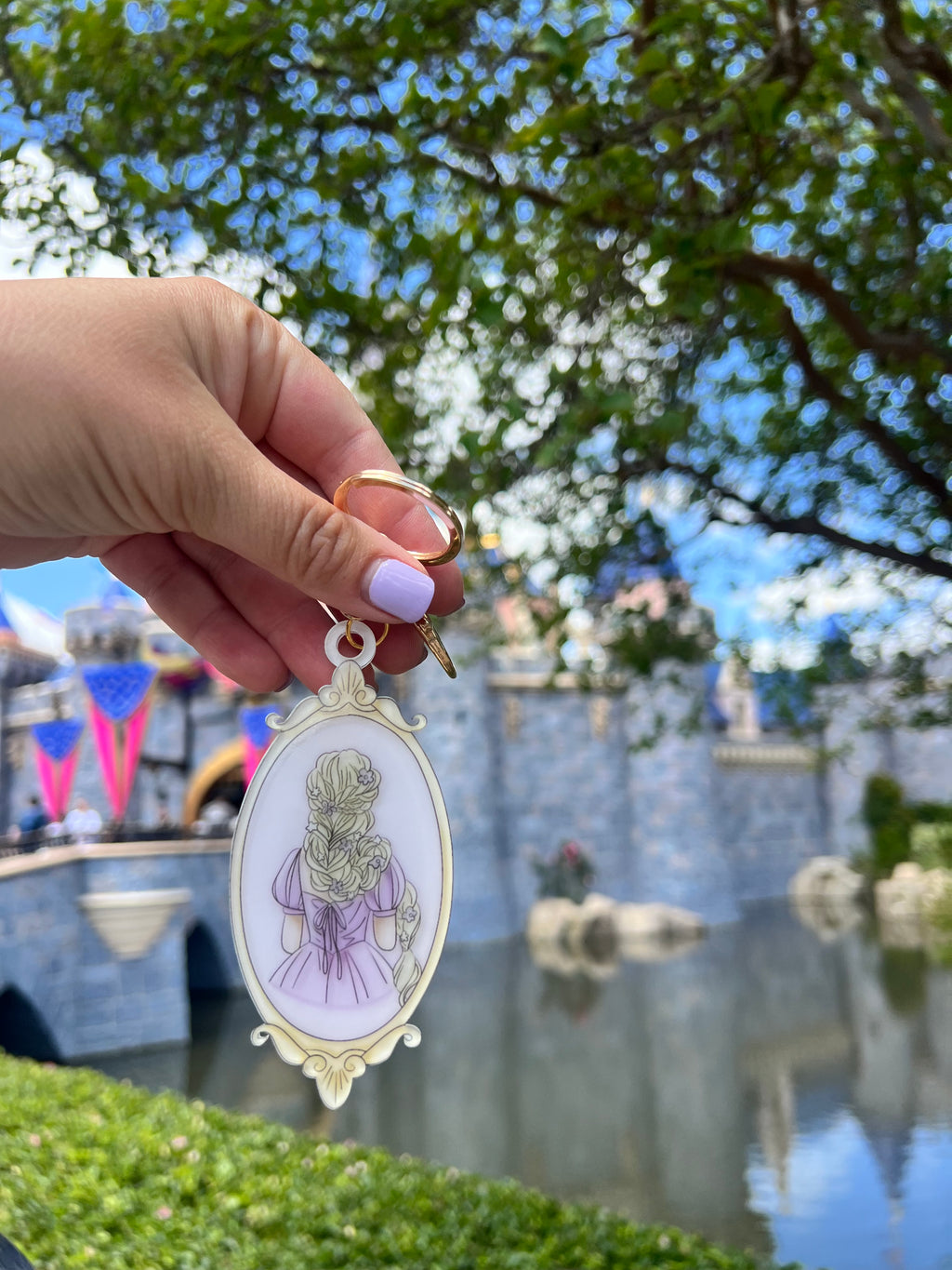 Custom Princess Frames Bag Tag