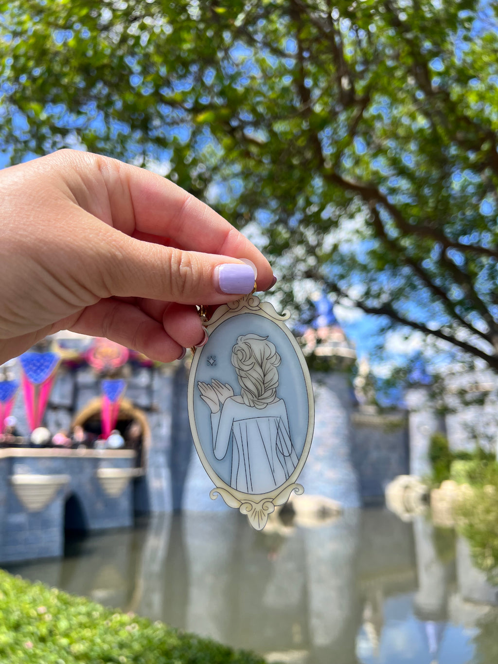 Custom Princess Frames Bag Tag