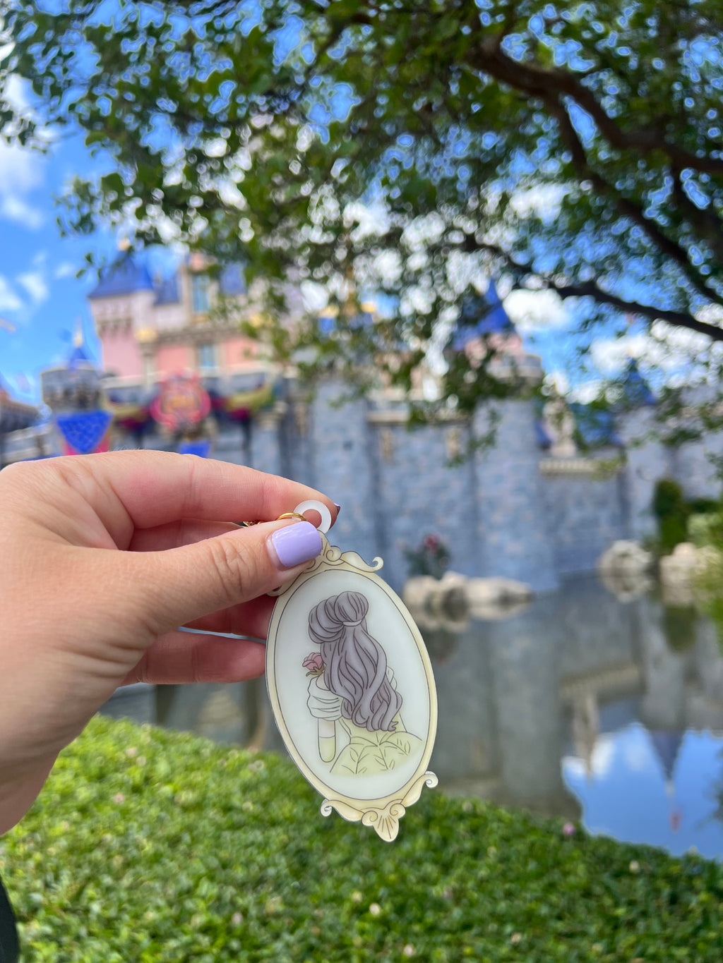 Custom Princess Frames Bag Tag