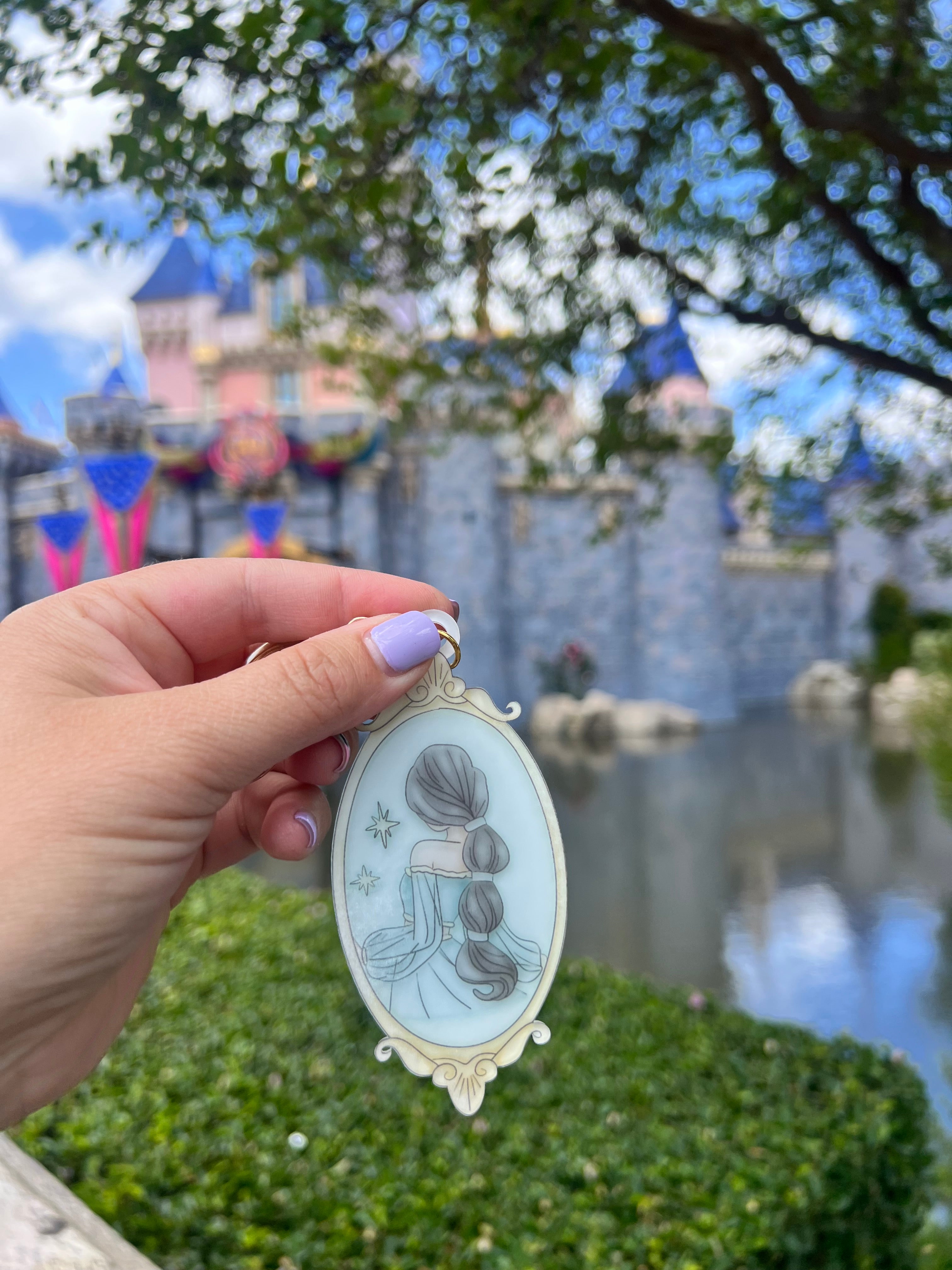 Custom Princess Frames Bag Tag