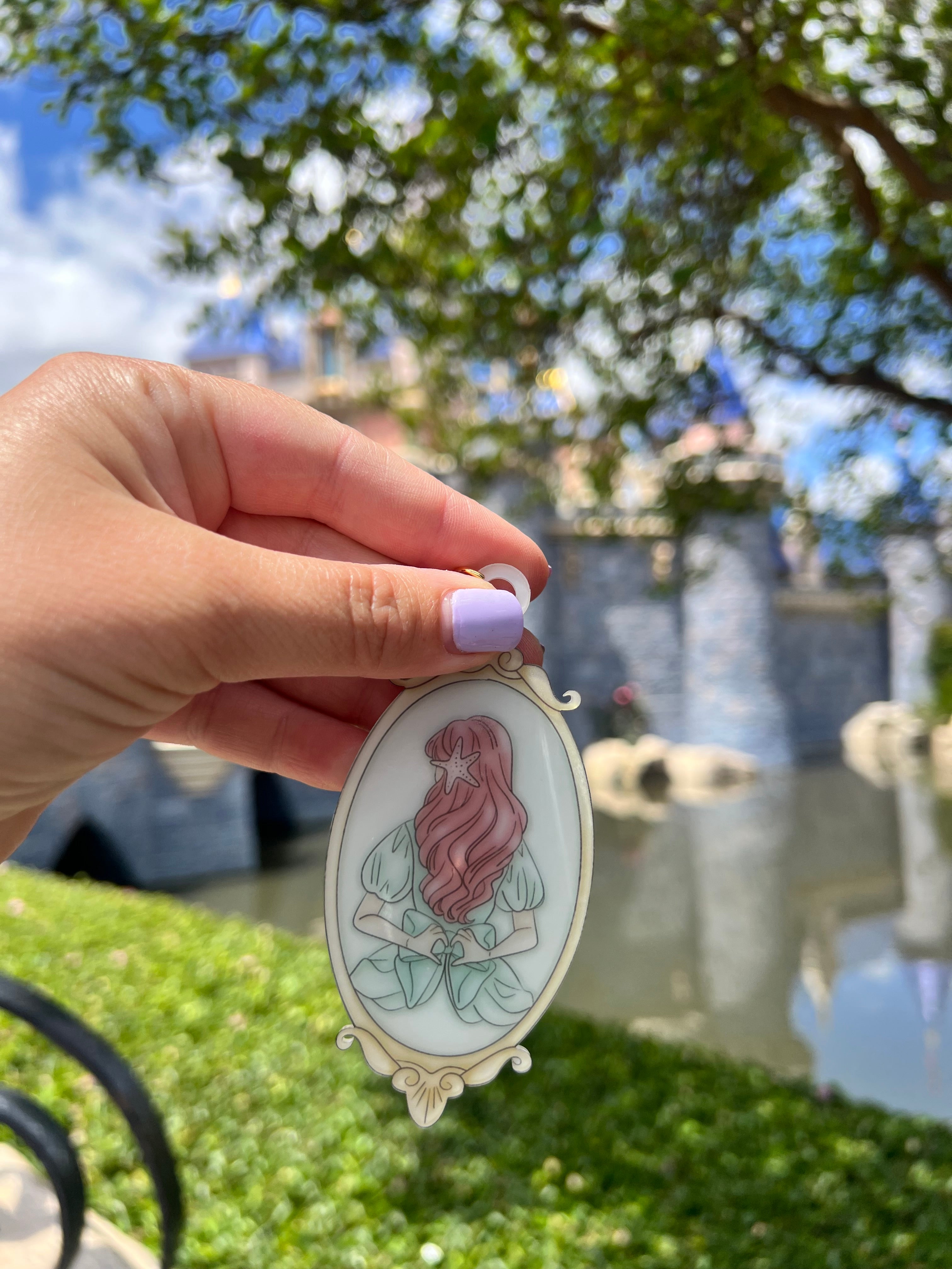 Custom Princess Frames Bag Tag