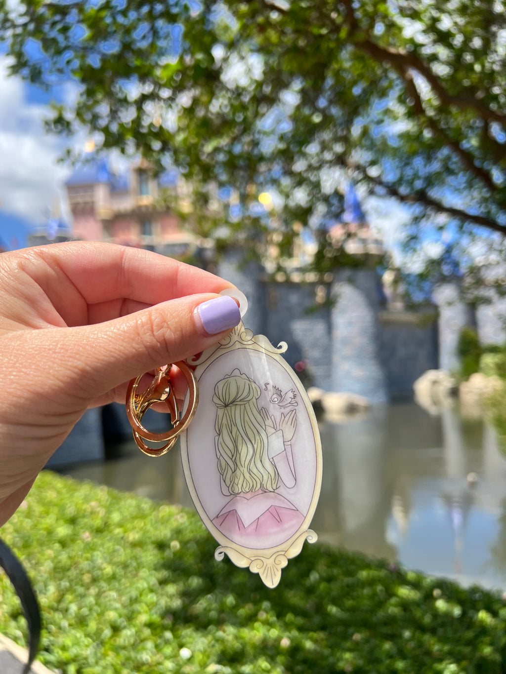 Custom Princess Frames Bag Tag