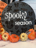 Spooky Season 3D Disney Theme Sign
