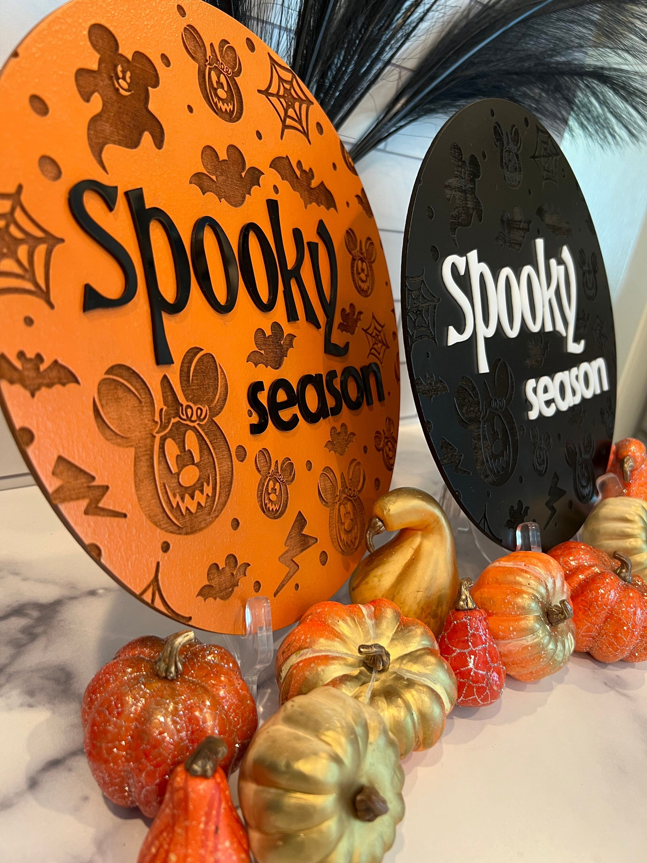 Spooky Season 3D Disney Theme Sign