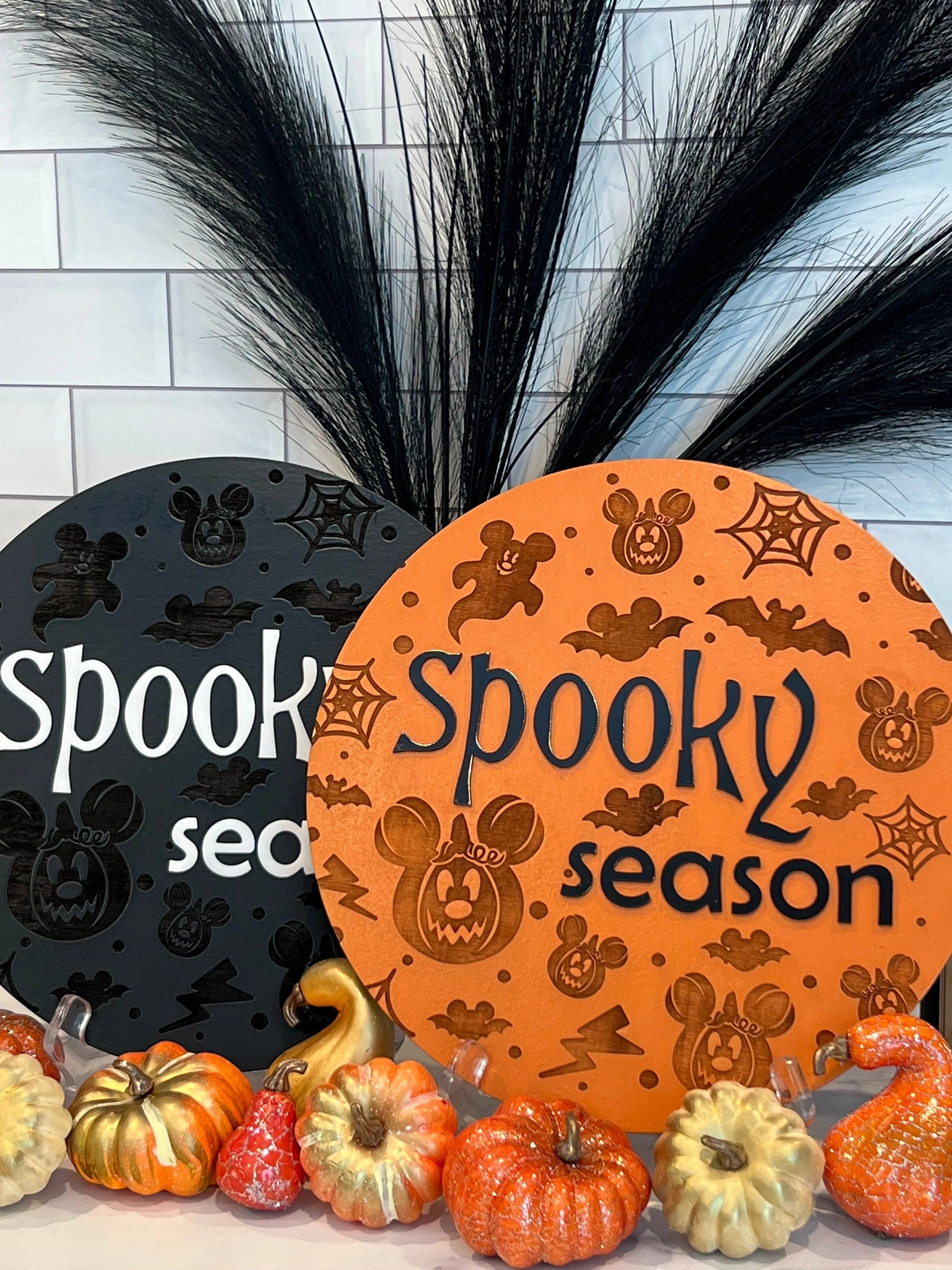 Spooky Season 3D Disney Theme Sign