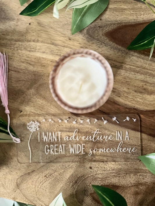 Great Adventure Acrylic Bookmarks