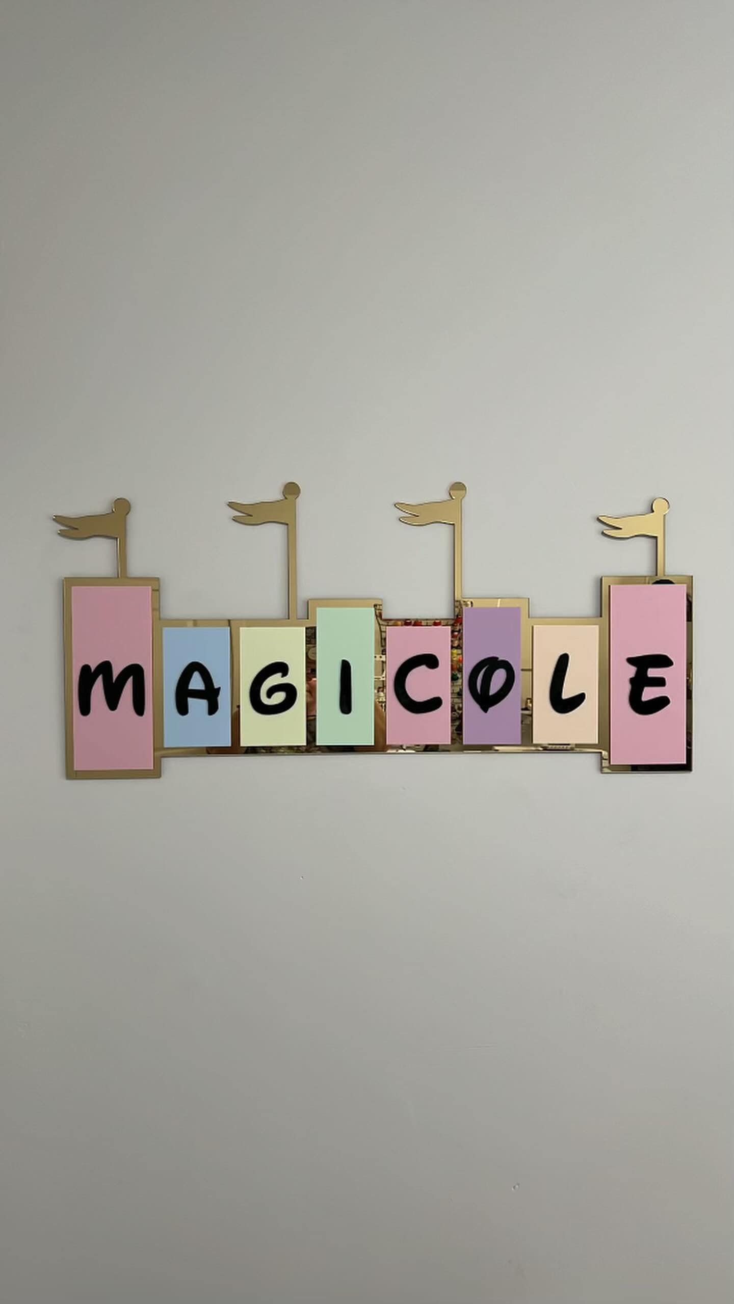 Custom Magic Flag Name Sign