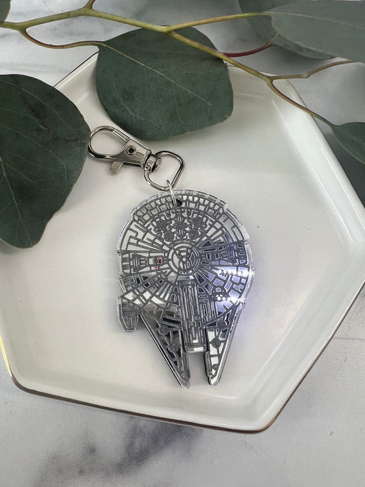 Custom Acrylic Starship Keychain