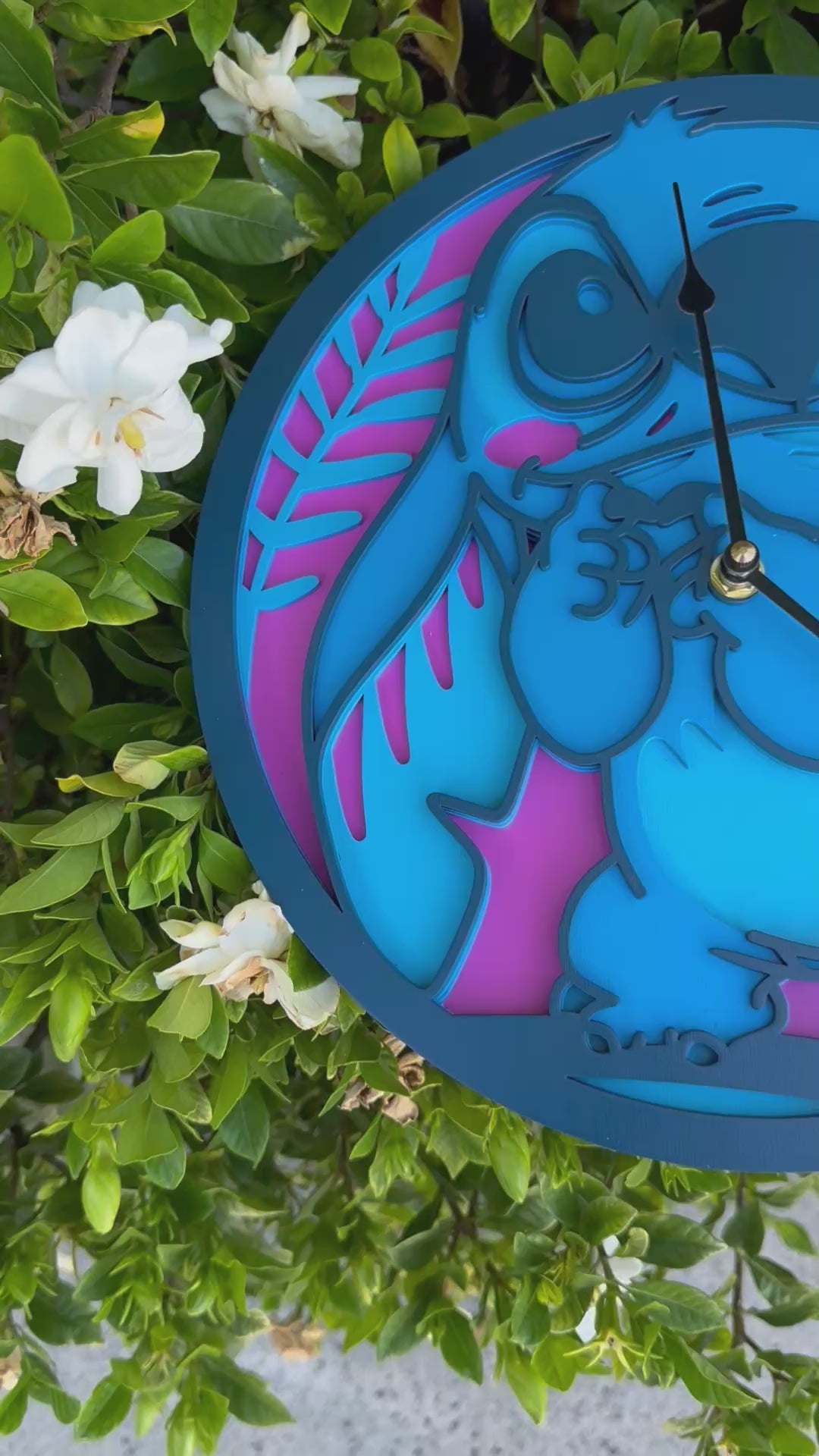 Stitch Wall Clock