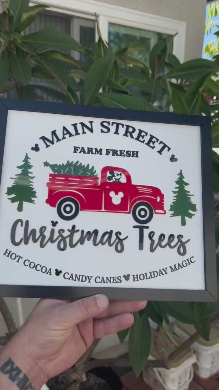 Handmade Mouse Inspired Farm Fresh Christmas Trees