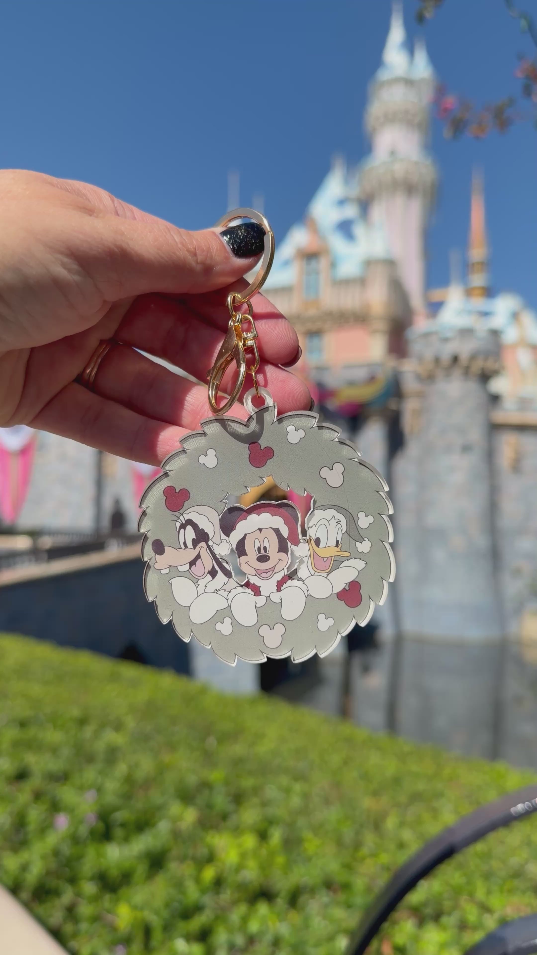 Holiday Wreath Mouse Tag