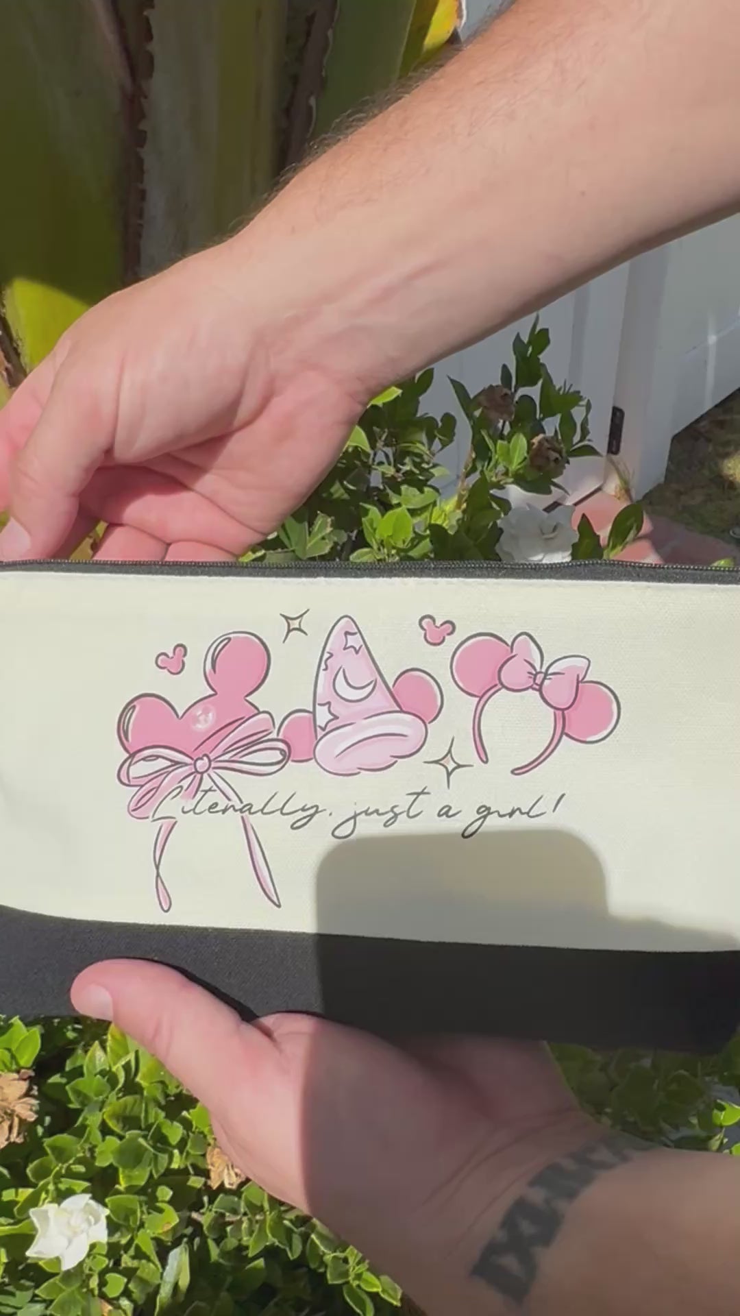 Just a Girl Mini Tote Bag