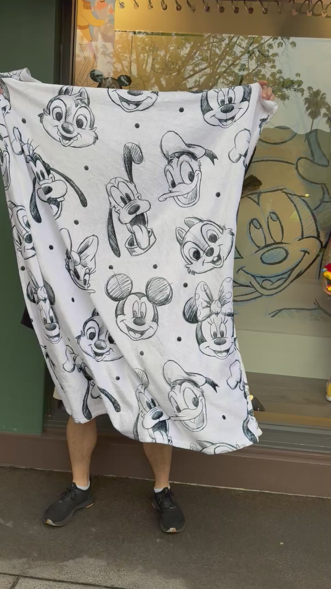 Sketch Mouse and Friends Blanket