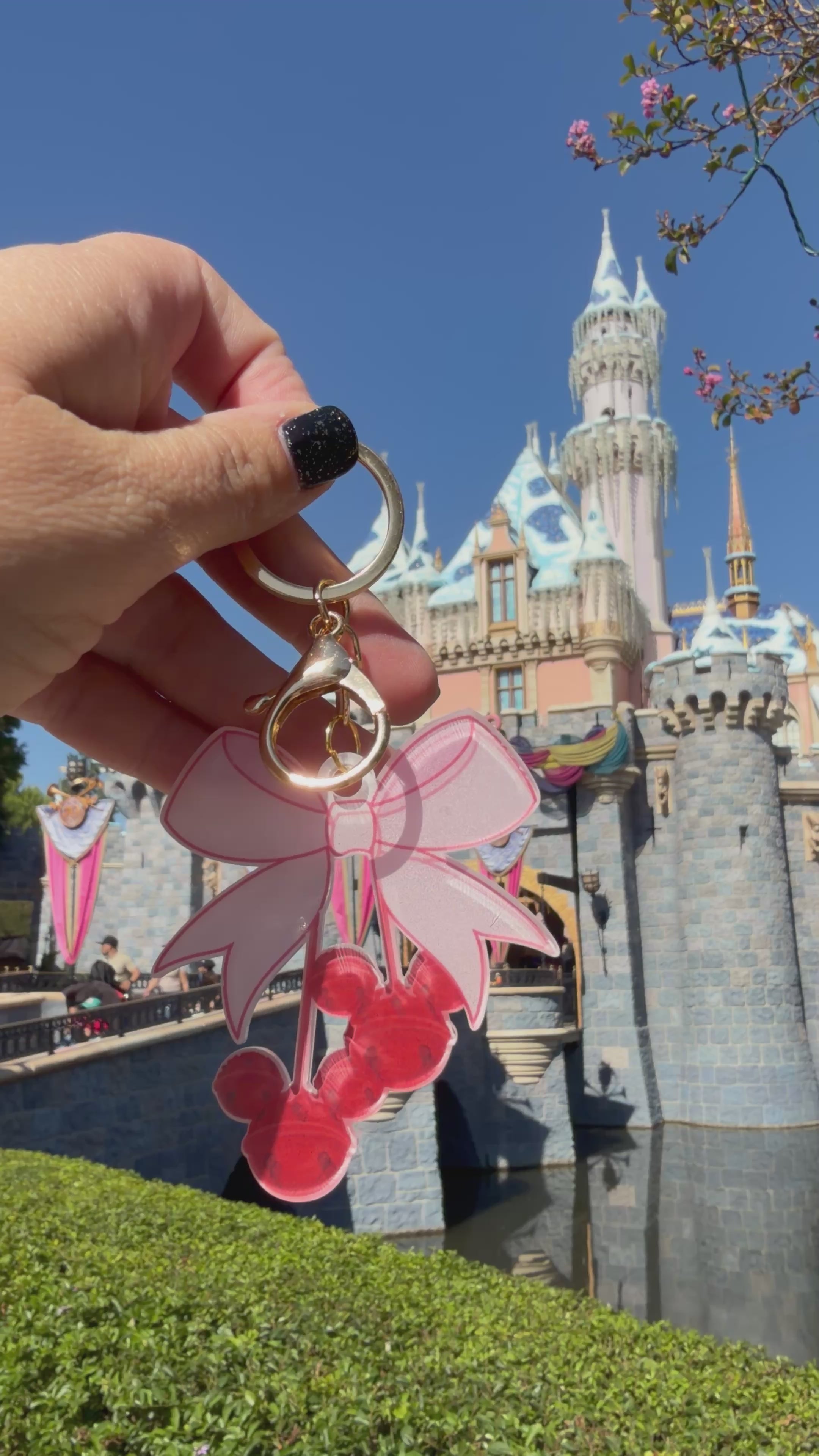 Jingle Bells Mouse Bag Tag