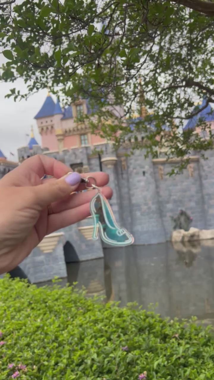 Glass Slipper Keychain